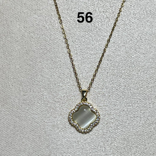 Collier Doré en acier inoxydable N°  56 (40cm+ 5cm) – Ajustable, hypoallergénique et résistants à l’eau