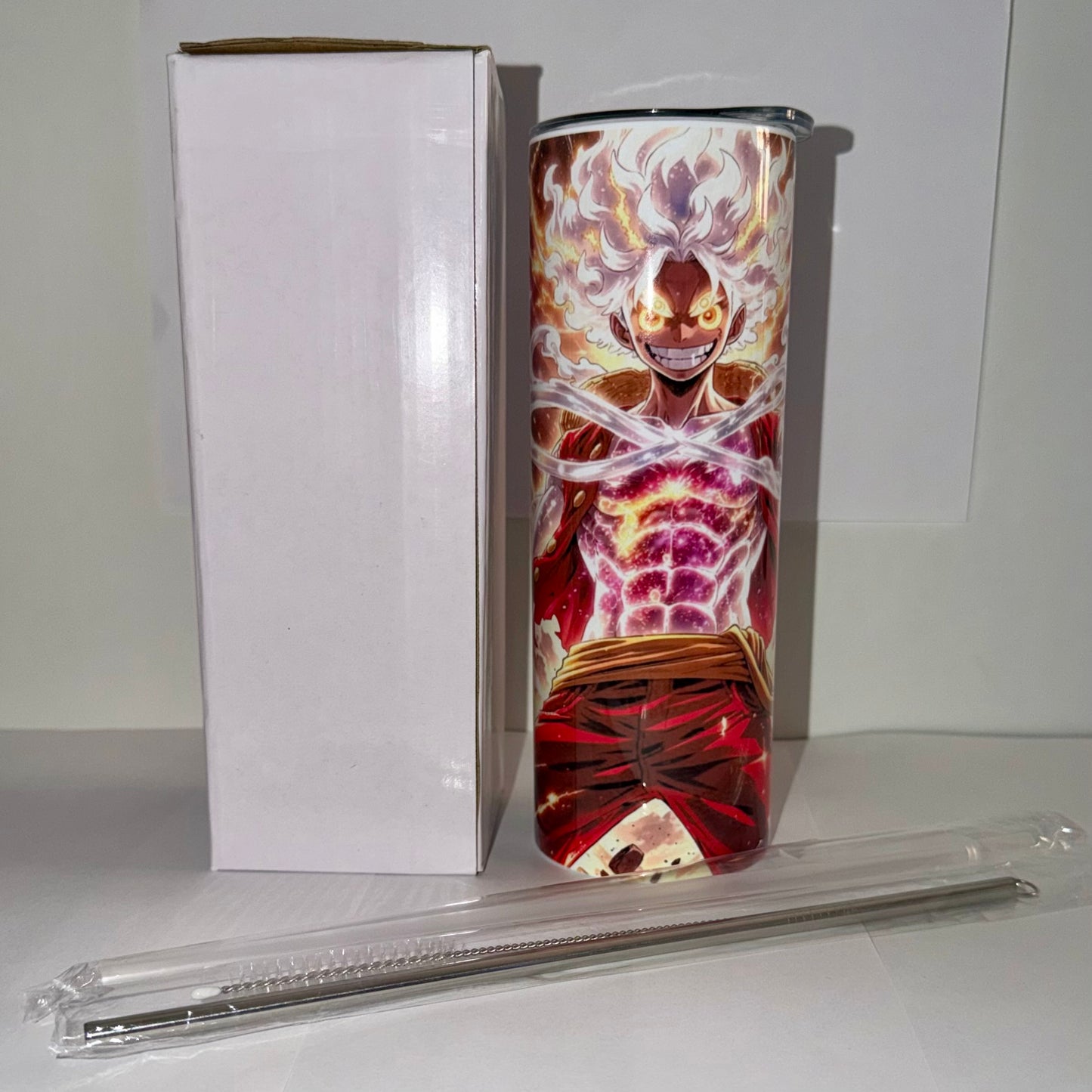 Tumbler A005 - 590ml en Acier Inoxydable – Gourde Thermos Isotherme Chaud et Froid | Avec Paille