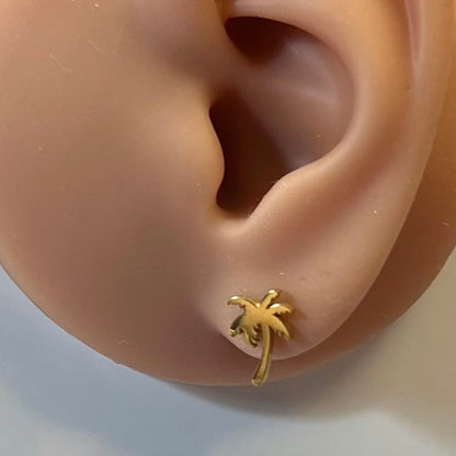 Boucles d’Oreilles en Acier Inoxydable B004 – Doré ou Argenté | Hypoallergéniques et Résistantes à l’Eau