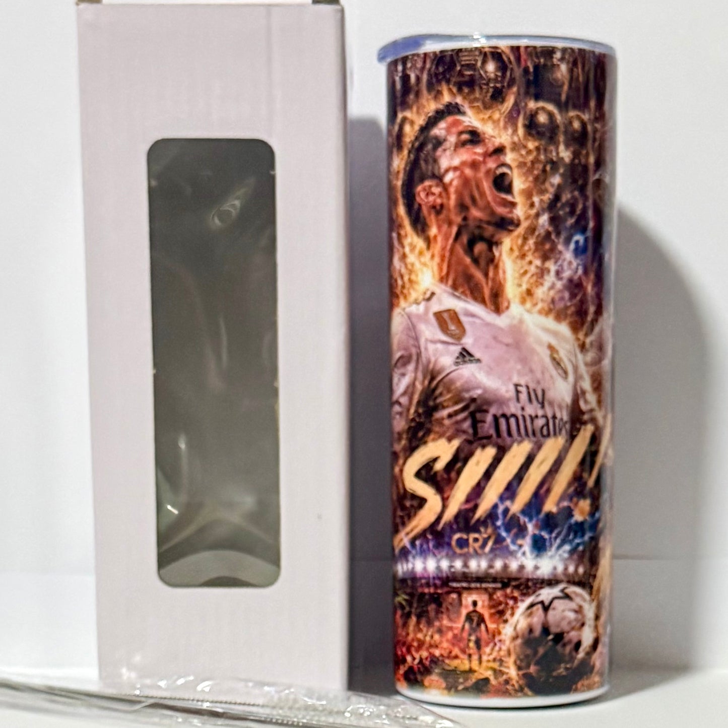 Tumbler A126- 590ml en Acier Inoxydable – Gourde Thermos Isotherme Chaud et Froid | Avec Paille