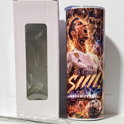 Tumbler A126- 590ml en Acier Inoxydable – Gourde Thermos Isotherme Chaud et Froid | Avec Paille