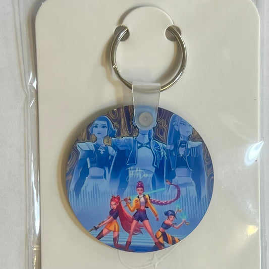 Porte-Clés RD033 Personnage Recto Verso – Porte-Clés Sublimé Résistant et Original Ø 5 cm