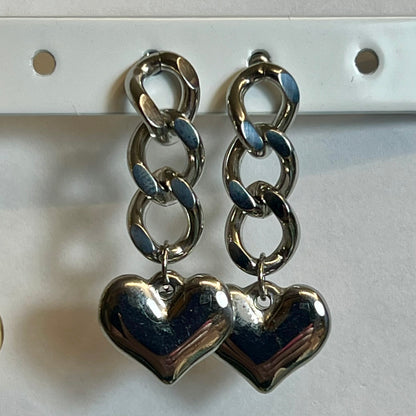 Boucles d’Oreilles en Acier Inoxydable B029 – Doré ou Argenté | Hypoallergéniques et Résistantes à l’Eau