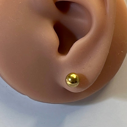 Boucles d’Oreilles en Acier Inoxydable B019 – Doré ou Argenté | Hypoallergéniques et Résistantes à l’Eau