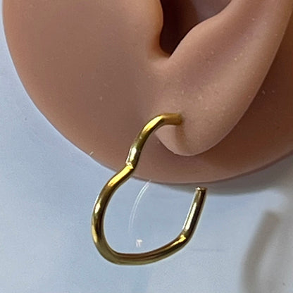Boucles d’Oreilles en Acier Inoxydable B038 – Doré ou Argenté | Hypoallergéniques et Résistantes à l’Eau