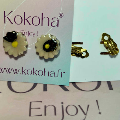 Boucles pinces mini Margot (pour oreilles non percées)