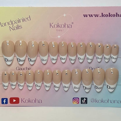 Fast Nails F015 French Chic avec Strass – Kokoha