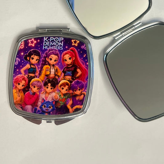 Petit Miroir de Poche Design M006 Héros – Miroir Compact Portable et Original