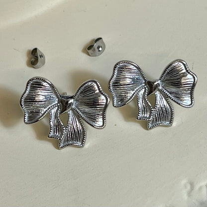 Boucles d’Oreilles en Acier Inoxydable B033 – Doré ou Argenté | Hypoallergéniques et Résistantes à l’Eau