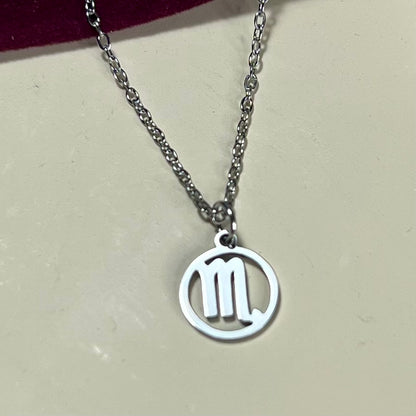Collier Signe Astrologique en Acier Inoxydable – Doré ou Argenté | Bijou Astre Personnalisé à Petit Prix