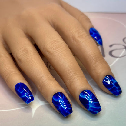 Fast Nails F011 Éclair Bleu Brillant – Kokoha