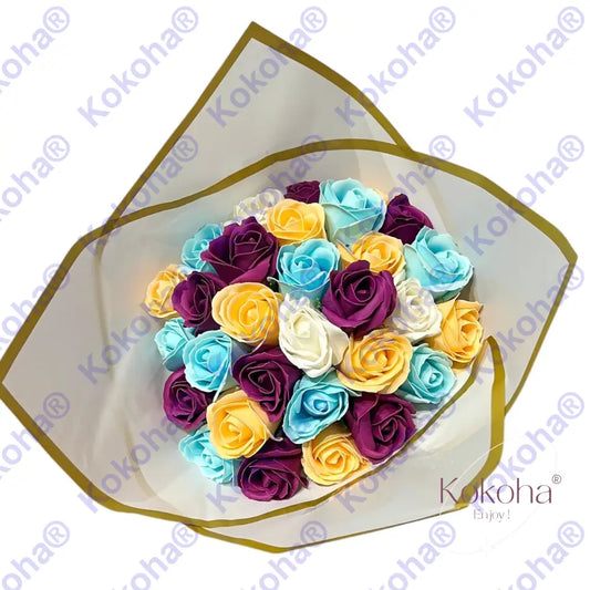 Bouquet 30 Roses savon - Bouquet 30 roses savon