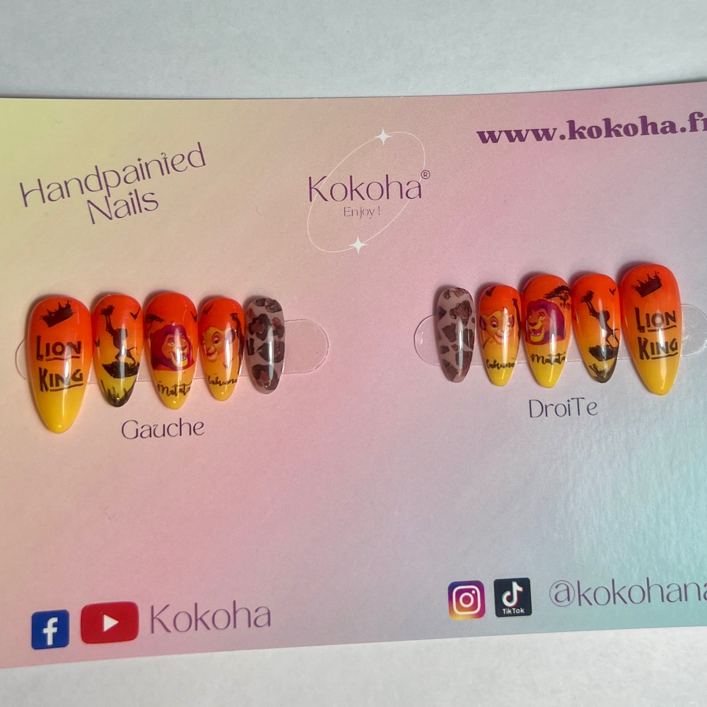 Kit de Press On Nails  PH011