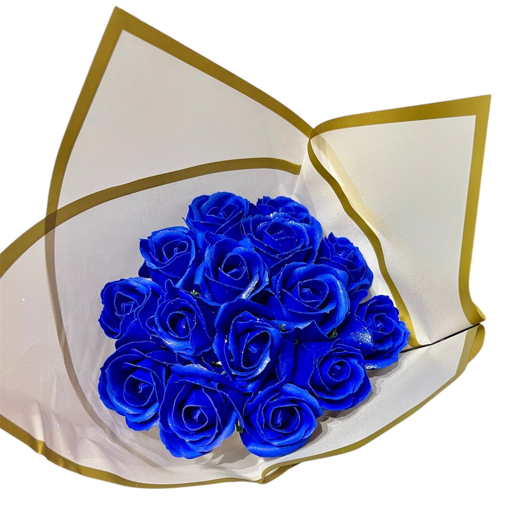 Bouquet 15 Roses savon - Bouquet 15 roses savon