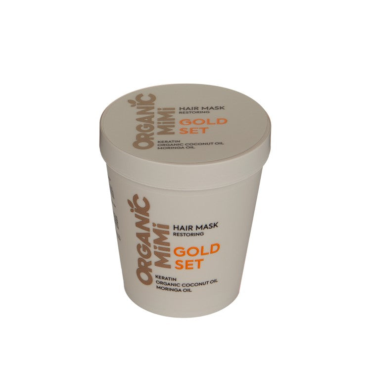 Masque capillaire gold set