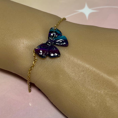 Bracelets Nolia – Nœud en pâte polymère et acier inoxydable