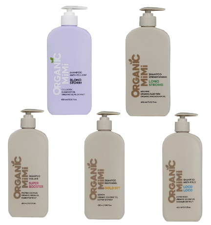 Shampoings Naturels Bio – Boucles , Hydratants, Réparateurs et Fortifiants – 400 ml