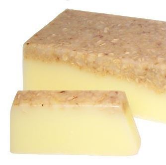 Tranche de Savon artisanal - Banane et noix de coco 80 g - Tranche de savon artisanal
