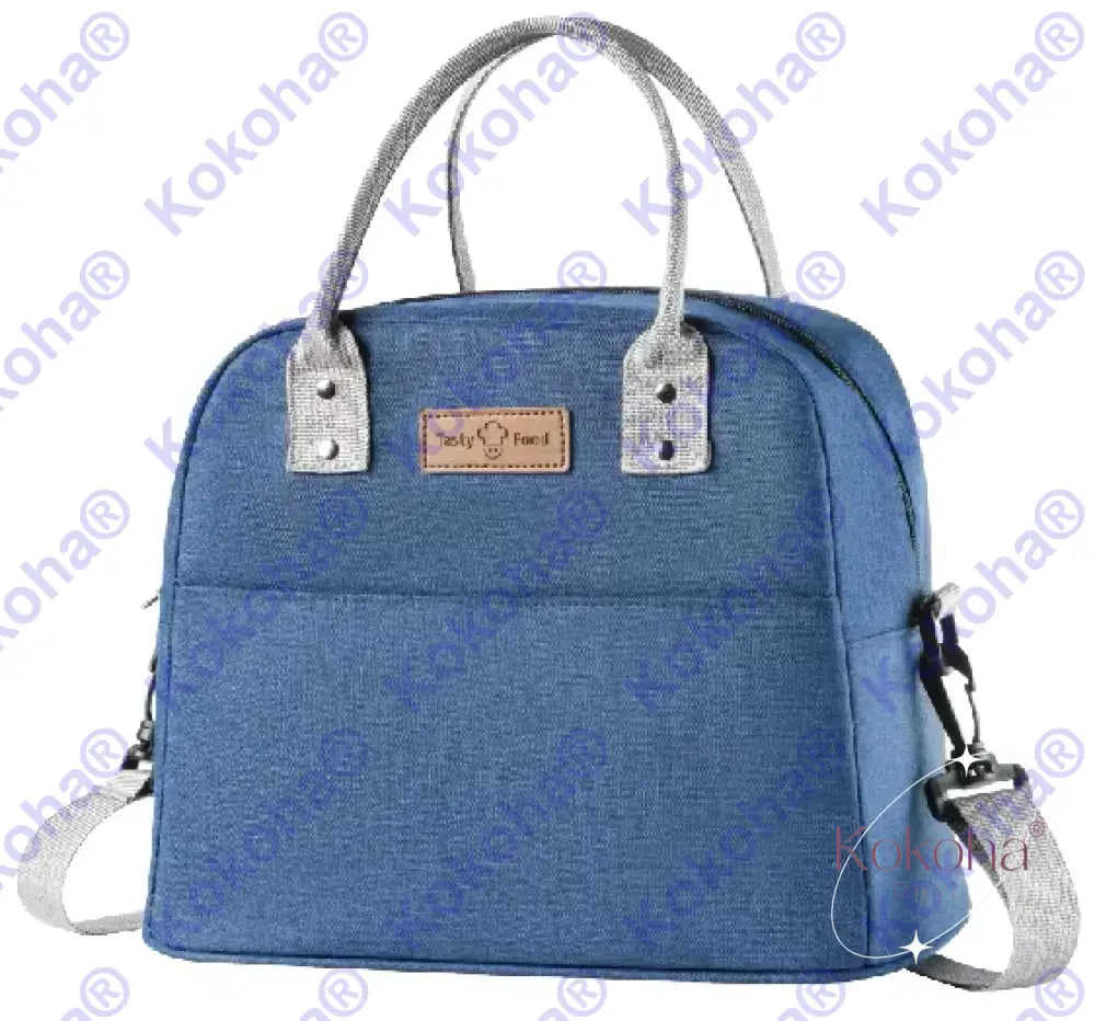 Lunch bag personnalisée - Bleu - lunche bag isotherme personnalisée