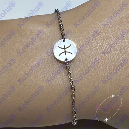 Bracelet Astro Argenté / Poissons