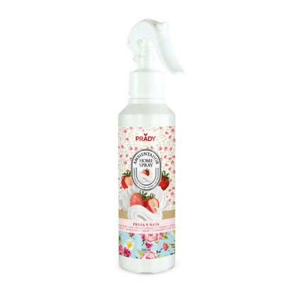 Spray D’ambiance Parfumé Fresa Y Nata (Fraise Et Crème) Brume D’interieur