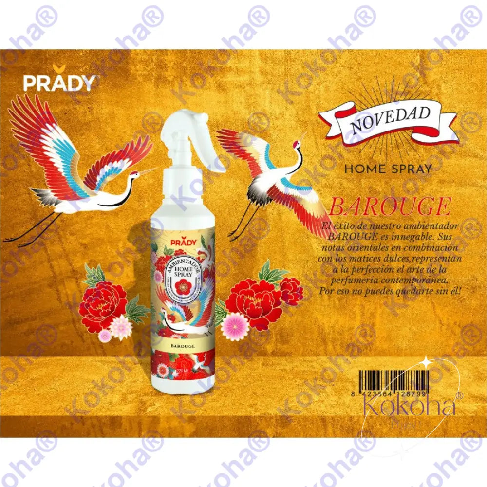 Spray d’ambiance parfumé - (NEW) Barouge (oriental) - brume d’interieur