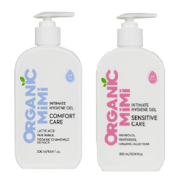 Gel d’hygiène intime bio – Sensitive Care et Comfort Care (300 ml)