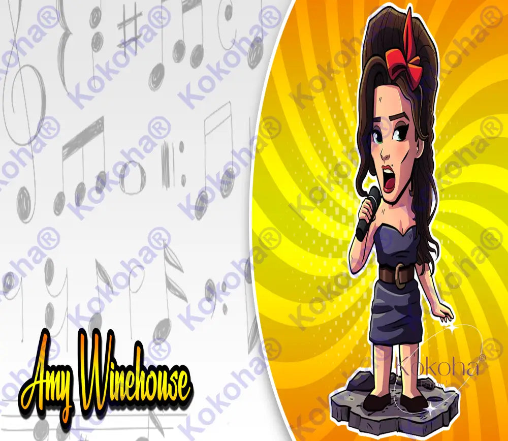 Gourde - Thermos Personnalisée (Tumbler) Music Amy Winehouse Tumbler Personnalisé