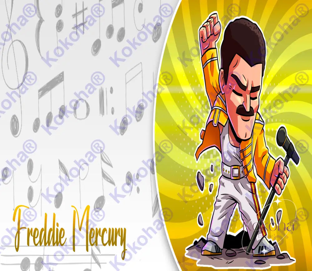 Gourde - Thermos Personnalisée (Tumbler) Music Freddie Mercury2 Tumbler Personnalisé