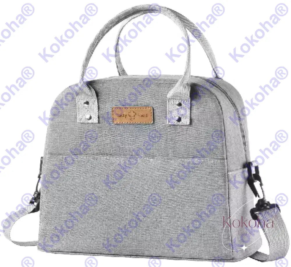 Lunch bag personnalisée - Gris - lunche bag isotherme personnalisée