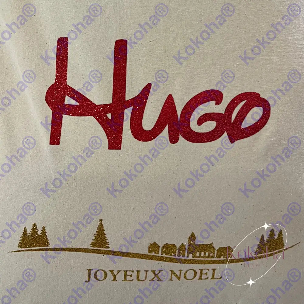 Hotte De Noël Personnalisée Hotte Noël