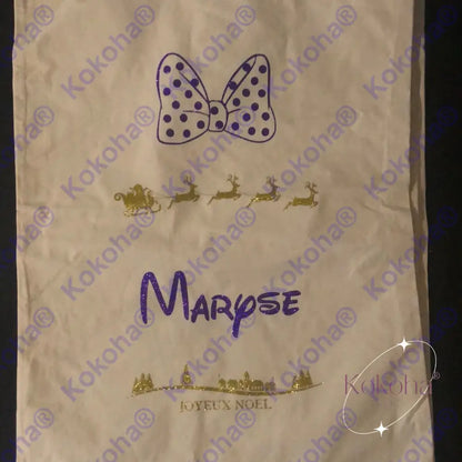 Hotte De Noël Personnalisée Hotte Noël