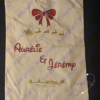 Hotte De Noël Personnalisée Hotte Noël