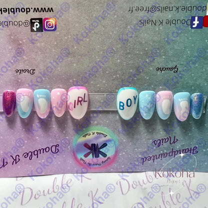 Kit De Press On Nails Cd023 Désign