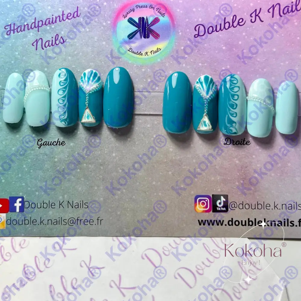 Kit De Press On Nails Et012 Désign