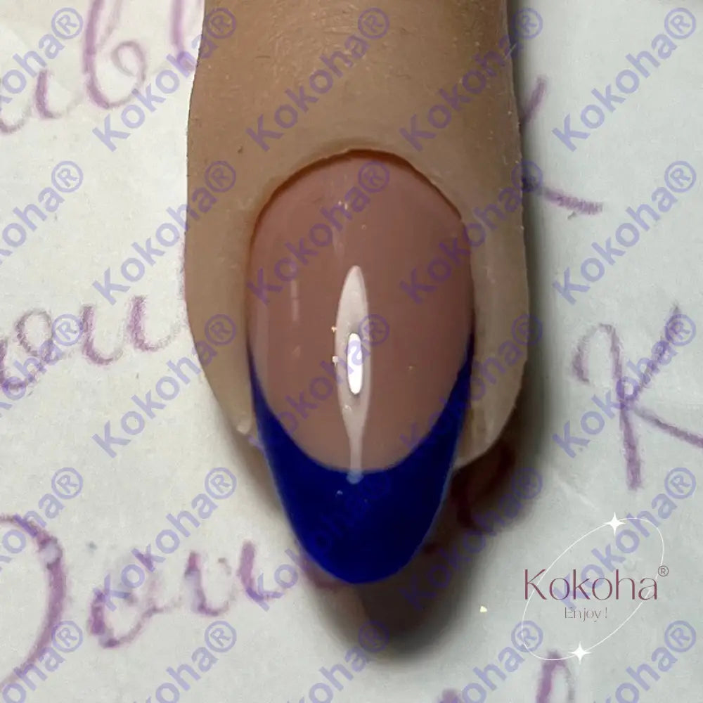 Kit De Press On Nails Fr002 Bleu Désign