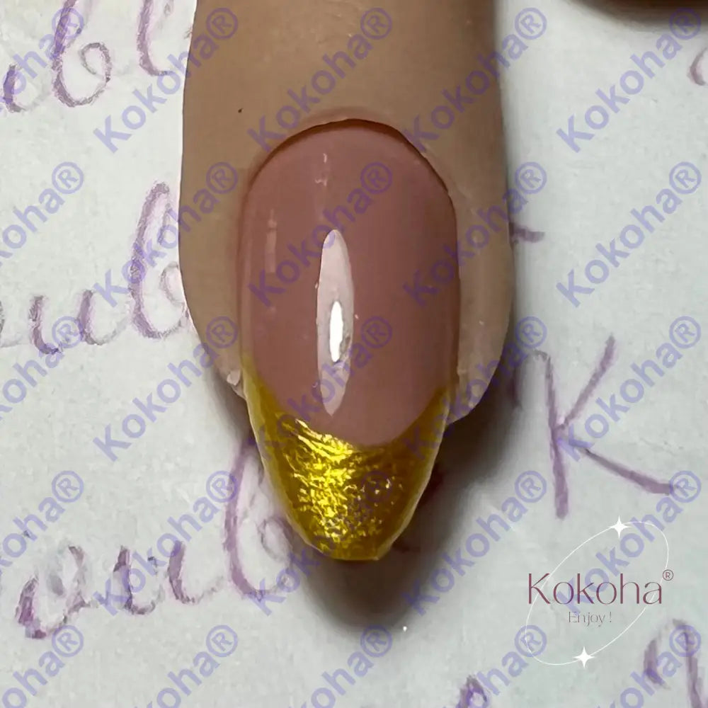 Kit De Press On Nails Fr002 Doré Désign