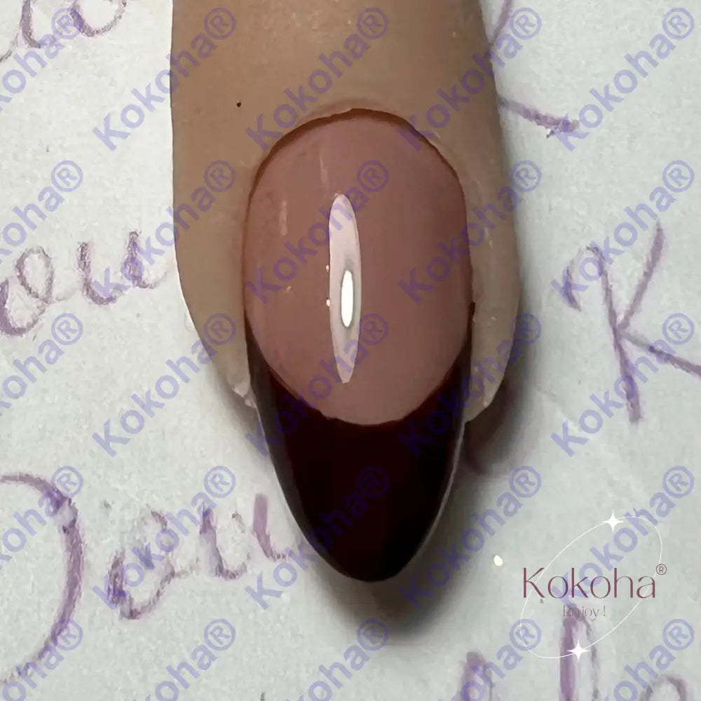 Kit De Press On Nails Fr002 Marron Désign