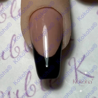 Kit De Press On Nails Fr002 Noir Désign