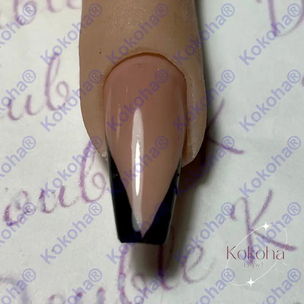 Kit De Press On Nails Fr003 Noir Désign