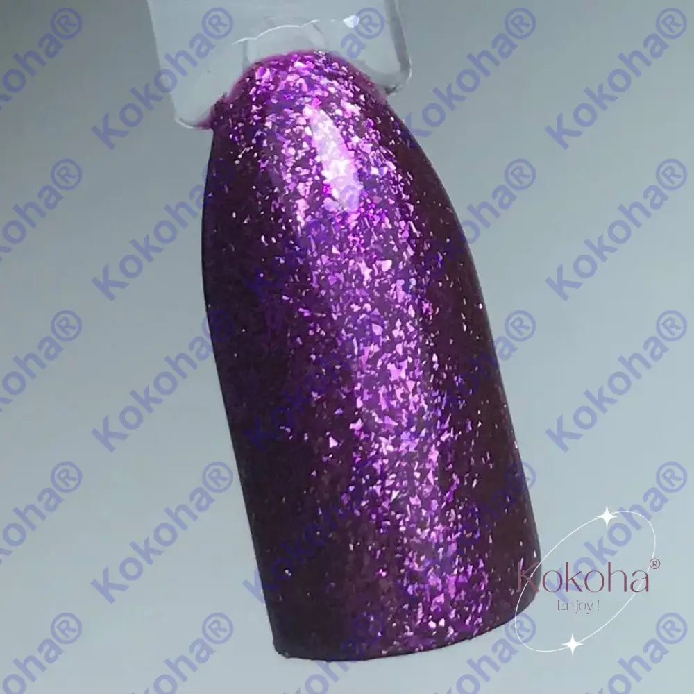 Kit De Press On Nails ’ Les Paillettes Bleues Et Violettes’ N.096 Spéciaux