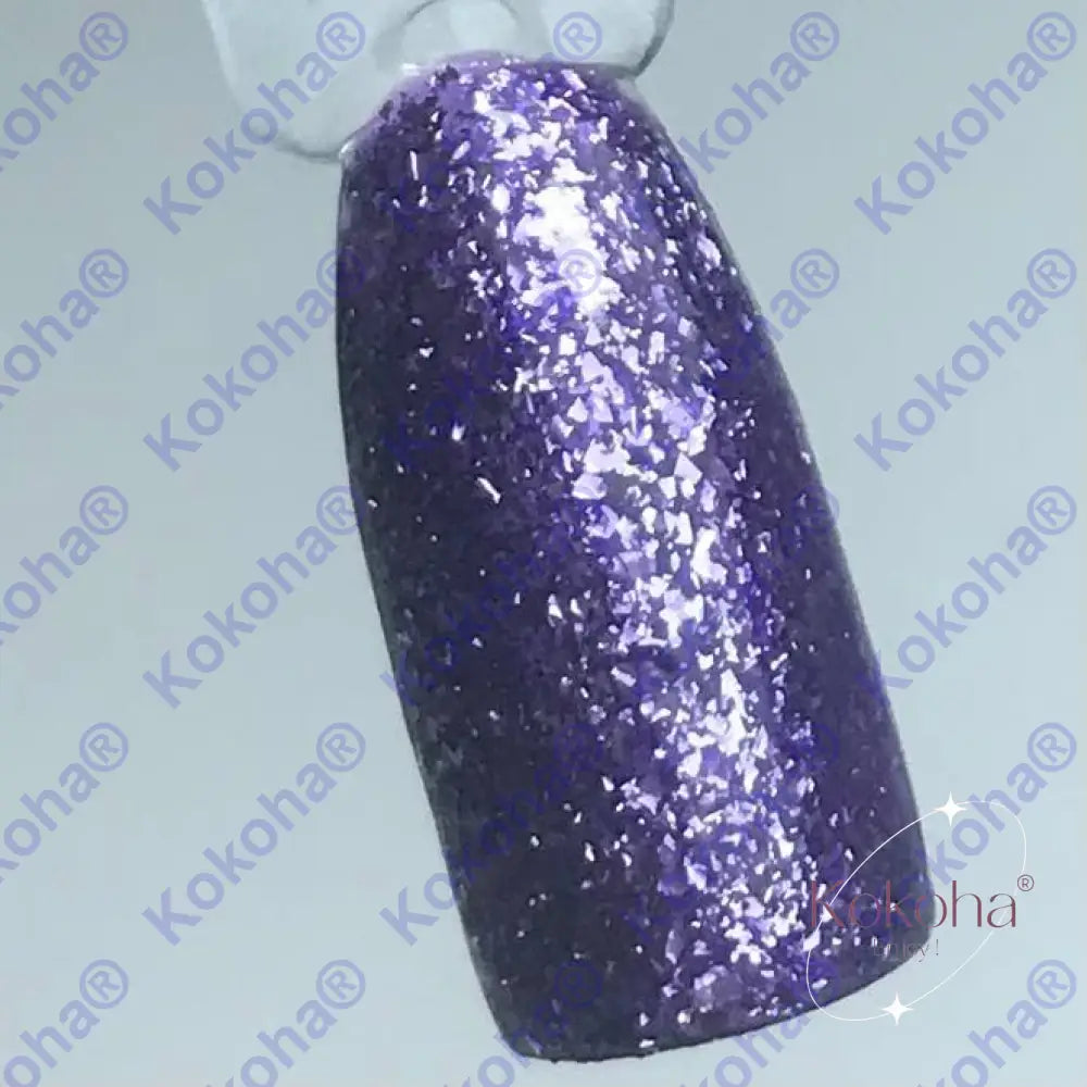 Kit De Press On Nails ’ Les Paillettes Bleues Et Violettes’ S.124 Spéciaux