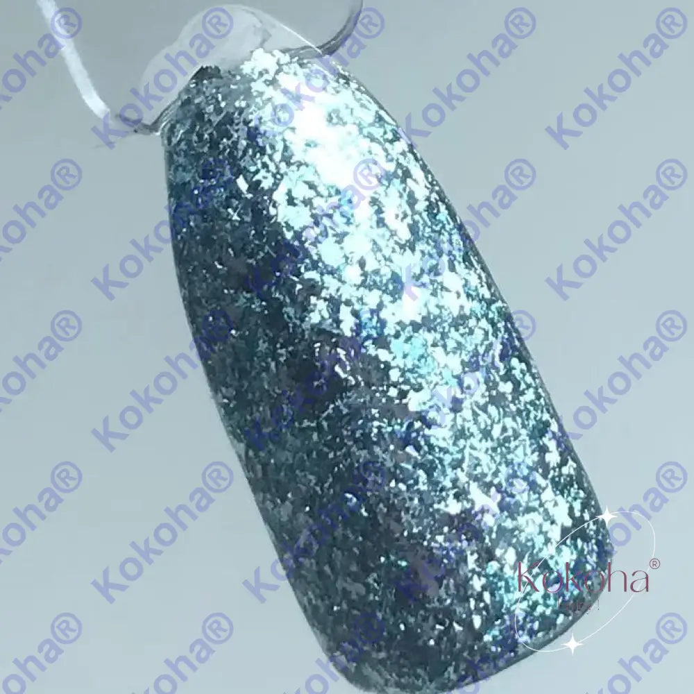 Kit De Press On Nails ’ Les Paillettes Bleues Et Violettes’ S.126 Spéciaux