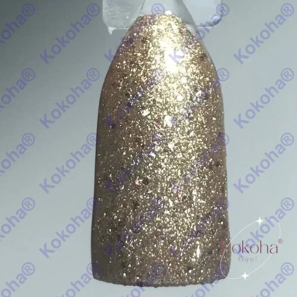 Kit De Press On Nails ’ Les Paillettes Vertes Gold Rose Et Silver’ I.186 Spéciaux