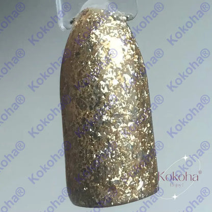 Kit De Press On Nails ’ Les Paillettes Vertes Gold Rose Et Silver’ N.081 Spéciaux