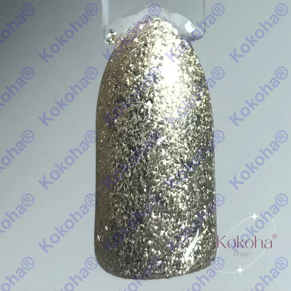 Kit De Press On Nails ’ Les Paillettes Vertes Gold Rose Et Silver’ N.093 Spéciaux