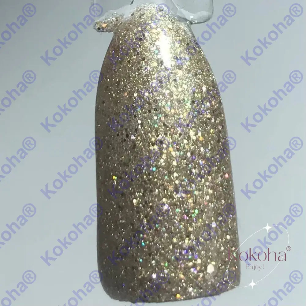 Kit De Press On Nails ’ Les Paillettes Vertes Gold Rose Et Silver’ P.2111 Spéciaux