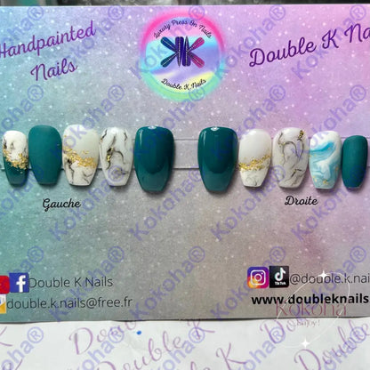 Kit De Press On Nails Pm007 Désign