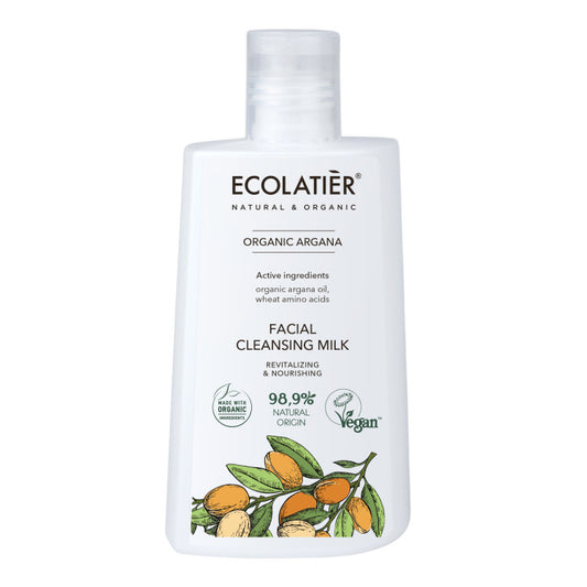 PRECOMMANDE Lait démaquillant visage revitalisant et nourrissant à l'huile d'argan bio