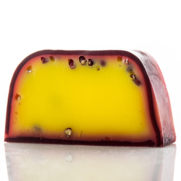 Tranche de Savon artisanal - Fruits de la passion 100 gr - Tranche de savon artisanal